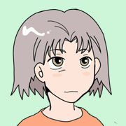カアさん自画像180