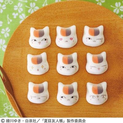 夏目友人帳×猫部 ぷにっとかわいいニャンコ先生の和風マシュマロ〈こし餡〉の会