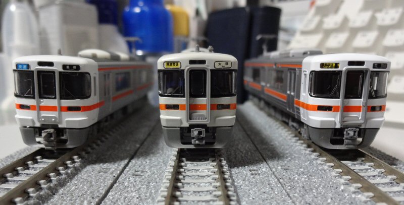 Jr東海 313系 Modemo Kato Tomix 3メーカー並び シロクマ市交通局