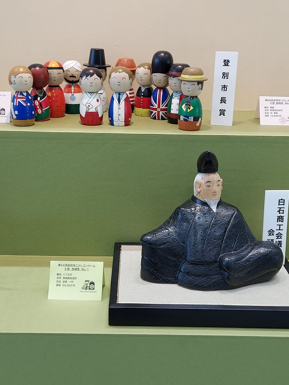 第66回全日本こけしコンクール』へ！ : 白石まちづくり2