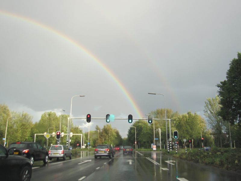 オランダ 雹 ひょう と虹と雷 ミラノ駐在ブログ