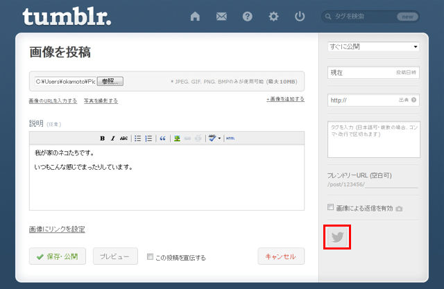 Tumblrと同時にtwitterに投稿する 知っ得 虎の巻 知っ得 虎の巻 Tumblrと同時にtwitterに投稿する 知っ得 虎の巻 知っ得 虎の巻