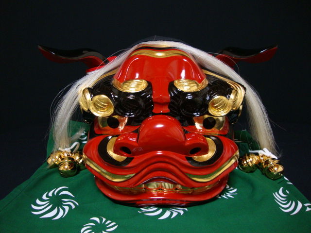 獅子頭 獅子舞 国産 宇津 一尺 練り歩き仕様販売例！！ : 伝統