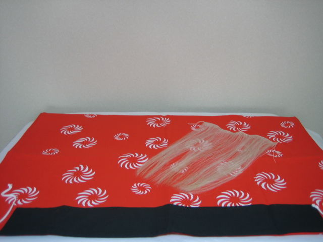 獅子頭 獅子舞 反物 幕 ヤフオク限定販売！！ : 伝統品質◇昭和28年