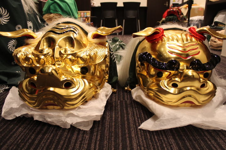 国産獅子舞　総金　九寸　一式セット（お祭り） 国産獅子舞 総金 九寸 一式セット（お祭り） - メルカリ