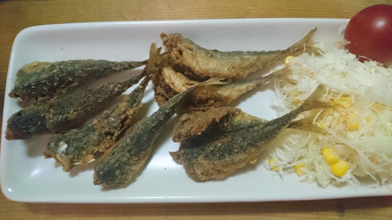 釣った魚料理 小サバの唐揚げカレー風味 簡単レシピ 猪丸の釣りとグルメと