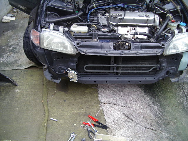 シビックのホーン交換 カウル付きバイク友の会