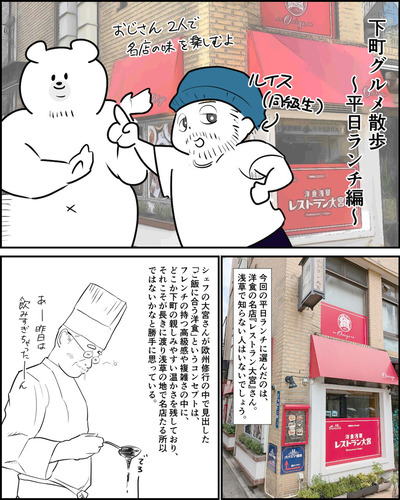 下町グルメ散歩(レストラン大宮@浅草)①