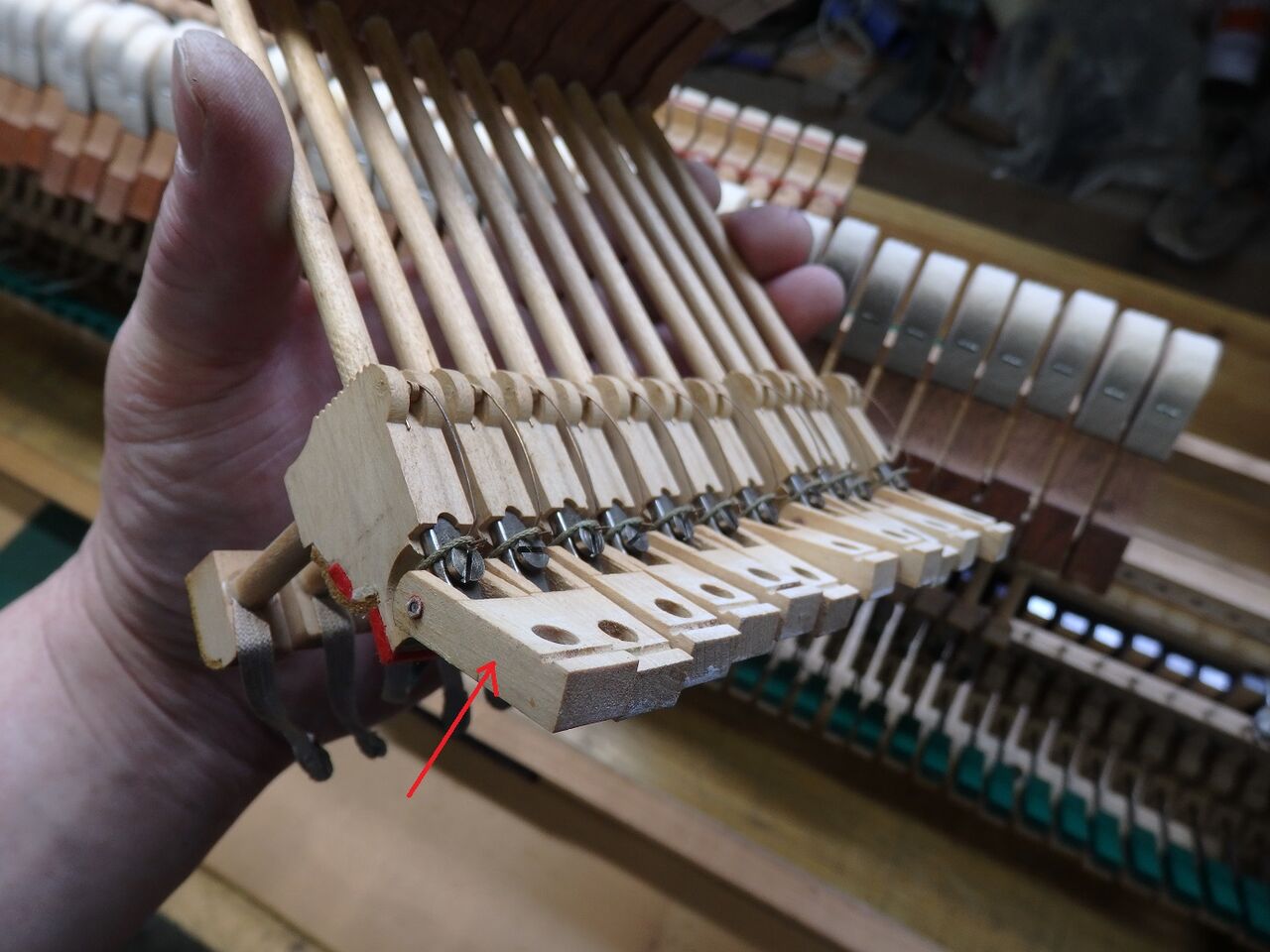 ベヒシュタイン・アップライト」修理作業まとめ : したんだピアノ blog