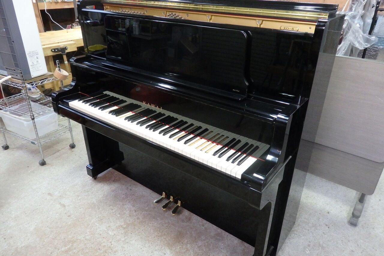 KAWAI 木盤ピアノ 黒 あきる野のカワイ XO-8」作業まとめ : したんだピアノ blog