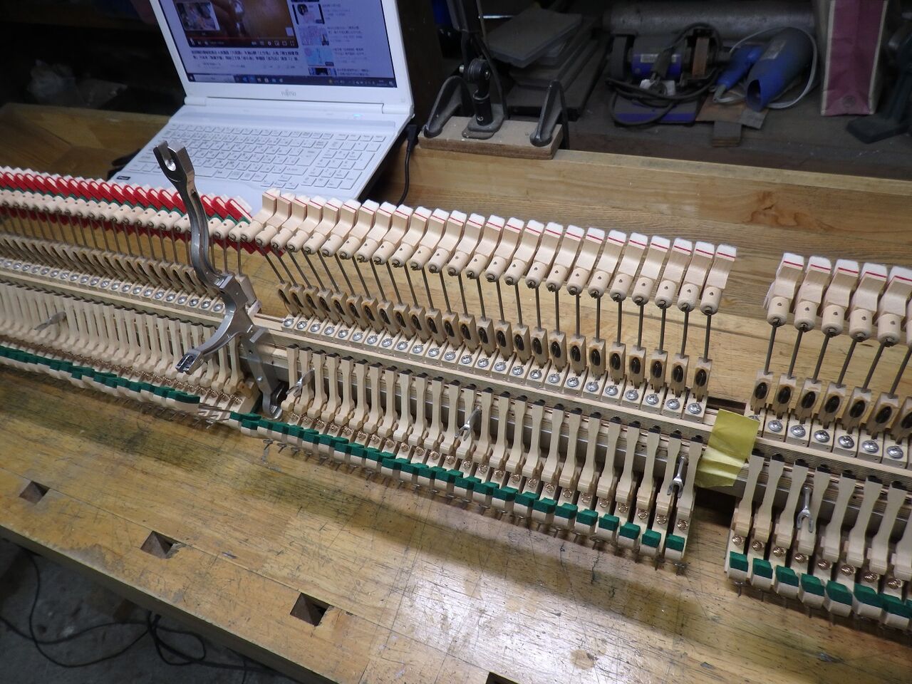 イタリア製の素敵なピアノ」作業まとめ : したんだピアノ blog