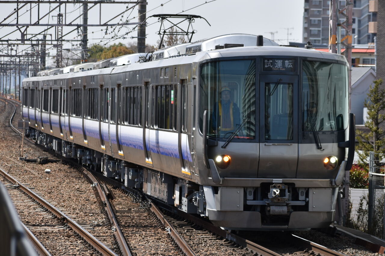 223系he410編成 体質改善され出場試運転 シヨのブログ