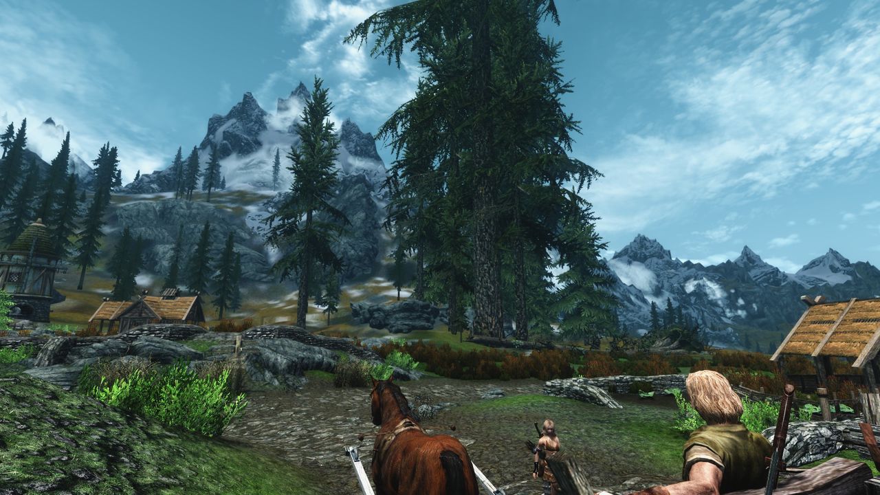 skyrim lush trees and grass skyrim lush trees and grass