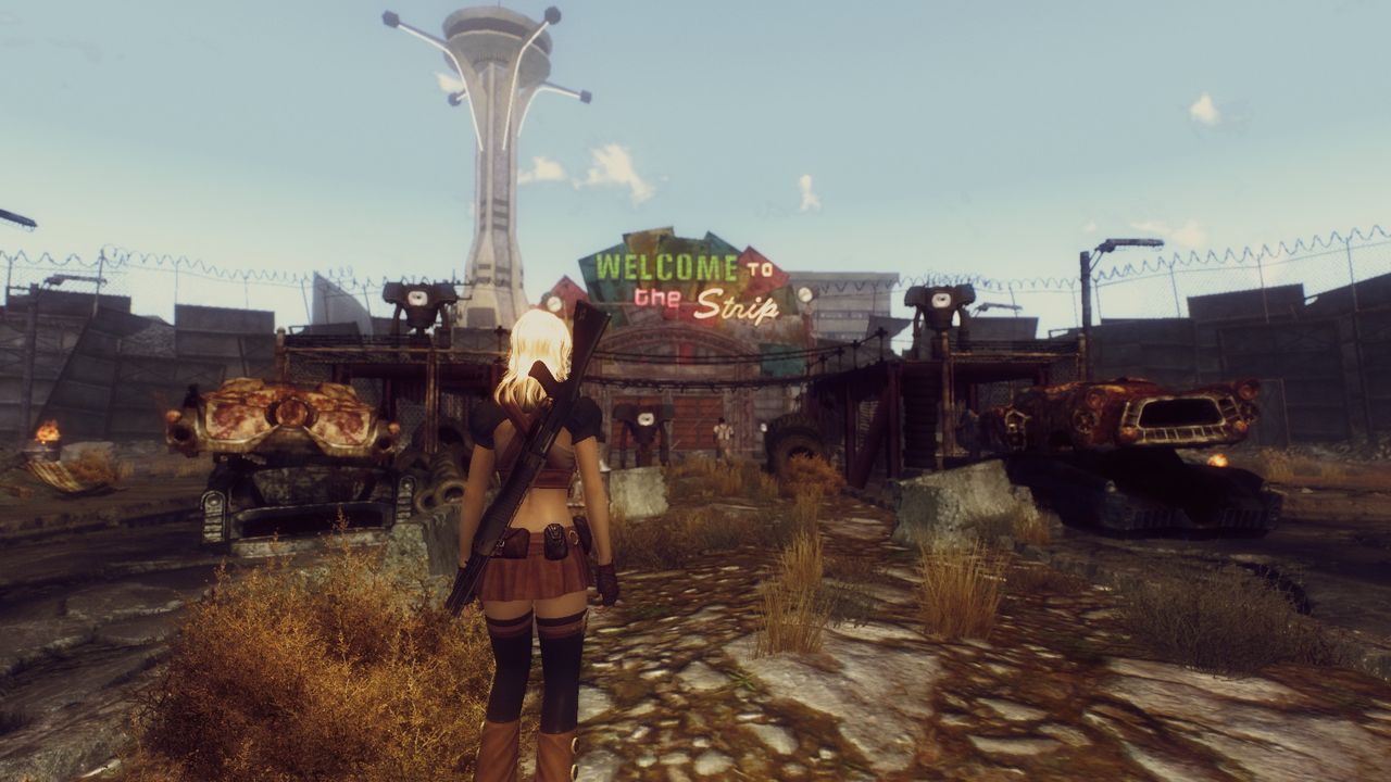 Fallout3 New Vegas 用enb Skyrim狂い