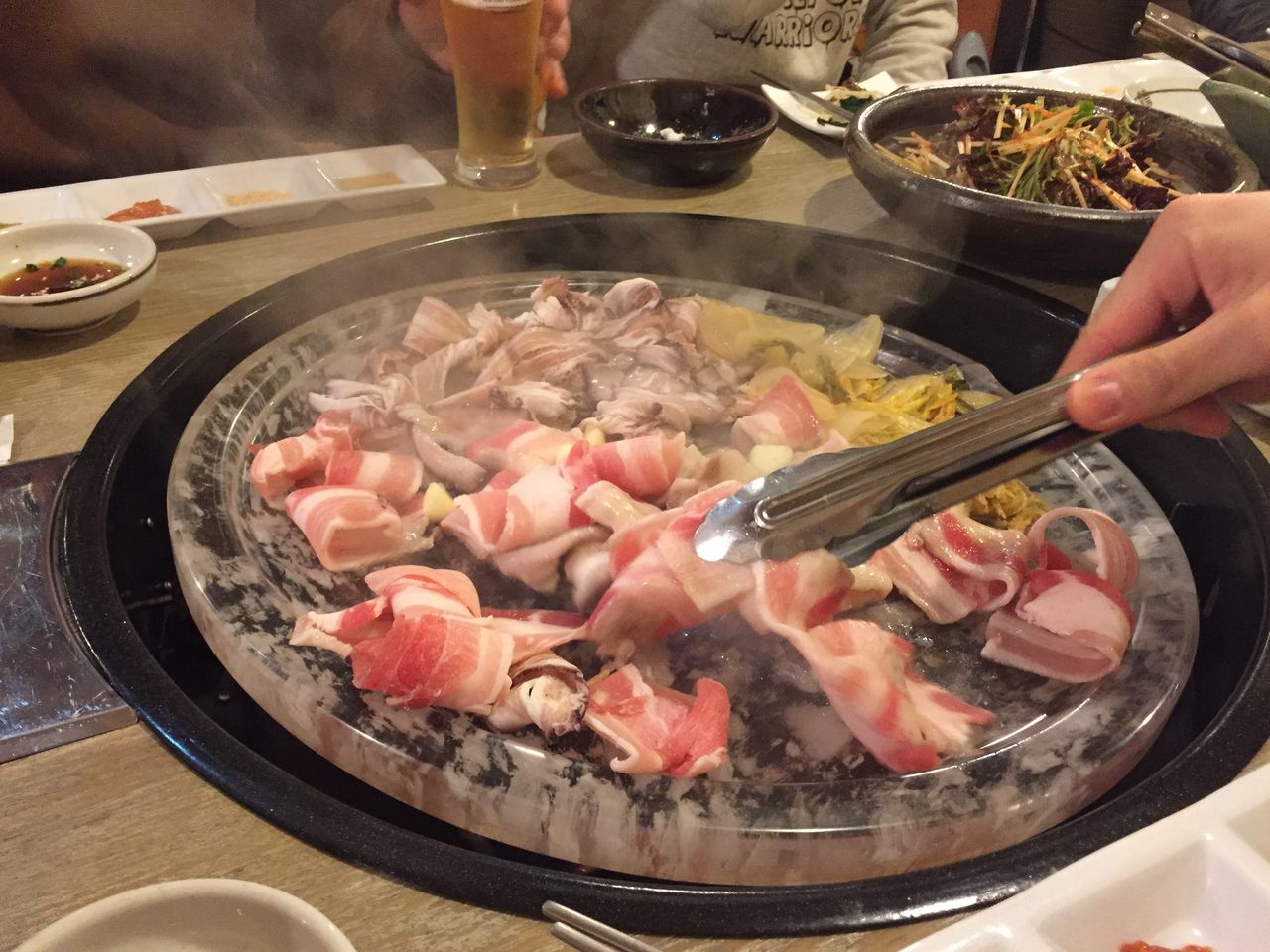 水晶プレート 焼肉 水晶焼肉プレート(上90)（商品番号H-42-47） 水晶