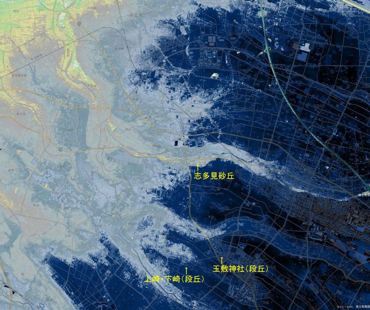 加須低地の河畔砂丘(埼玉県加須市) : 気になる自然と歴史の風景