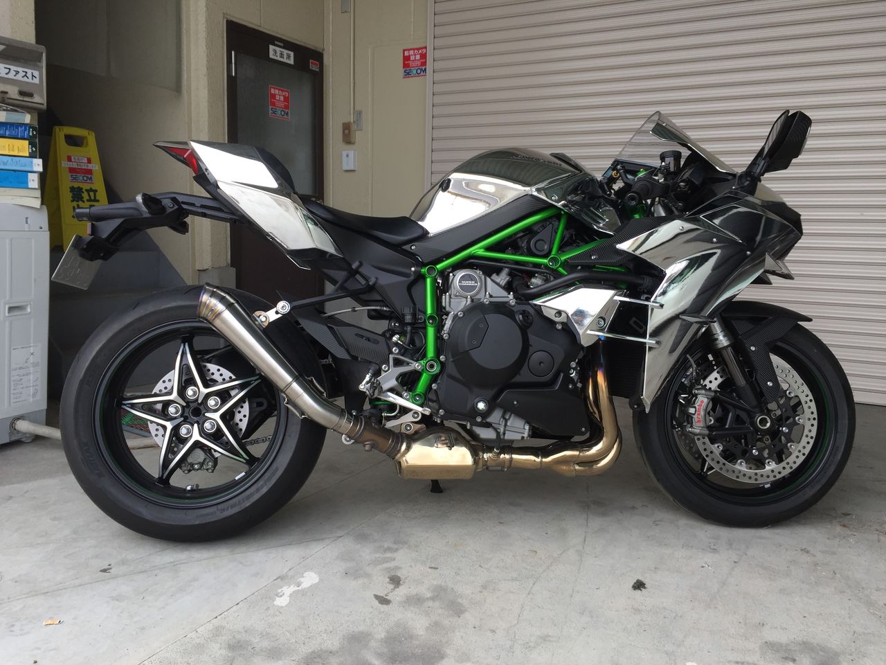 H2 スリップオンマフラー装着 : F・speed RRC