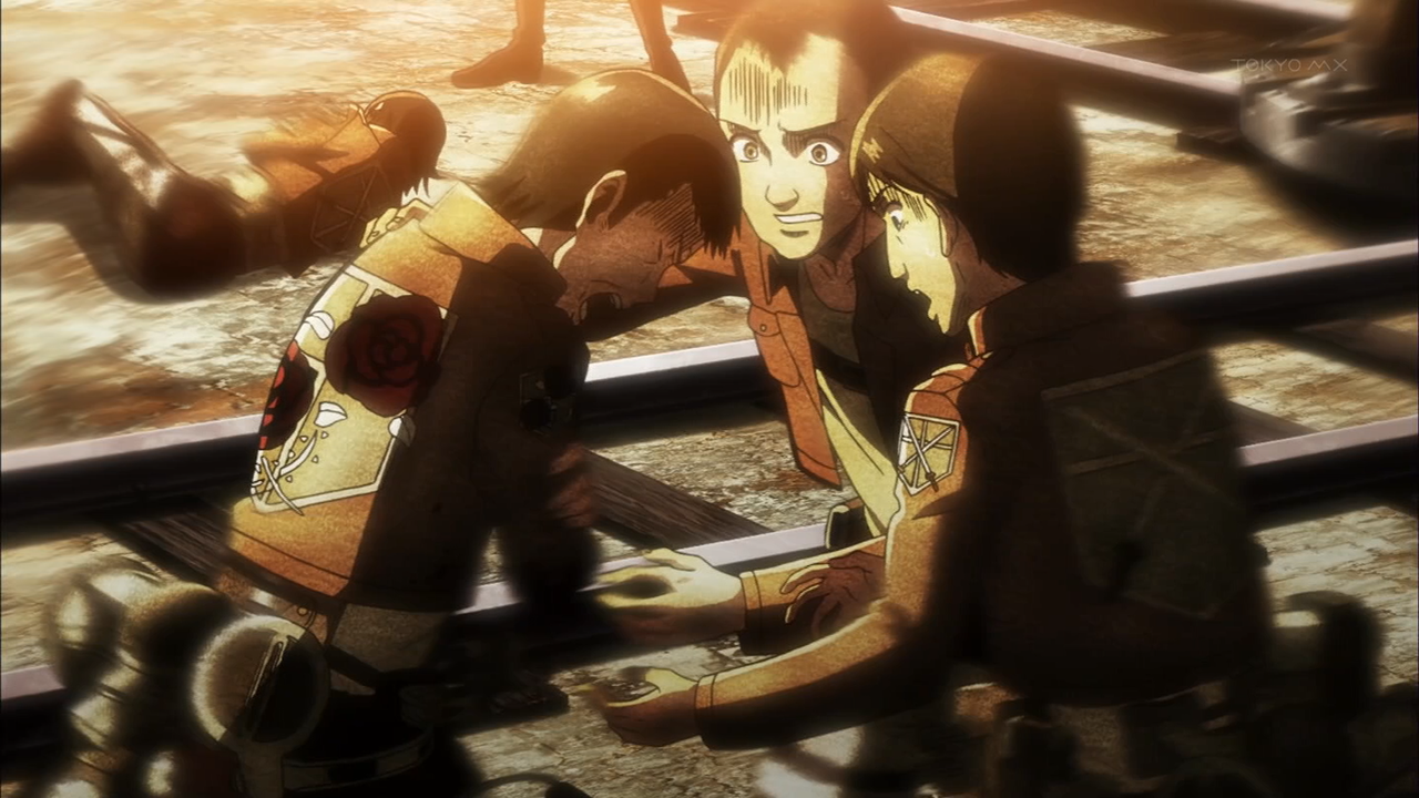 アニメ 進撃の巨人 第12話 感想 ラジオのノイズ 知らない言葉