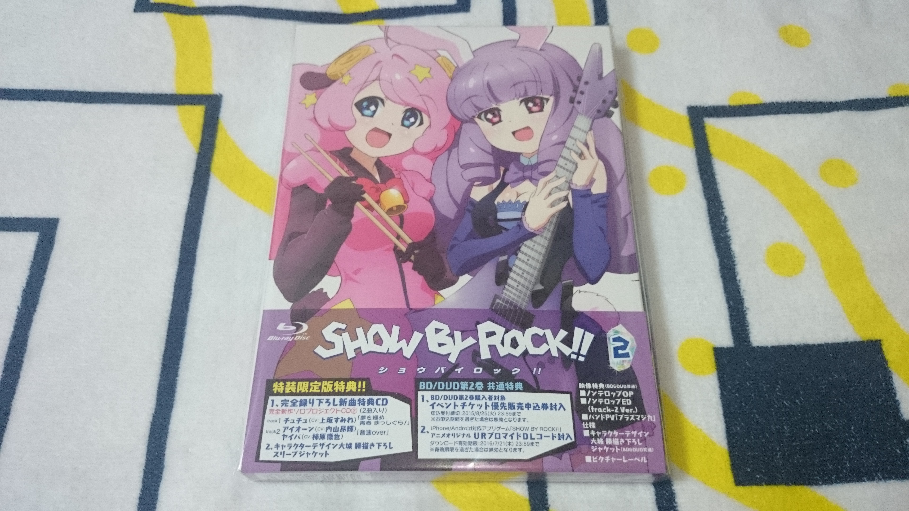 Show By Rock Blu Ray第2巻 買いました ラジオのノイズ 知らない言葉