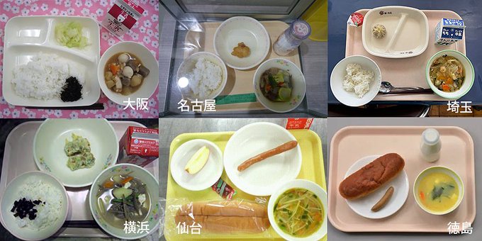 給食 貧相