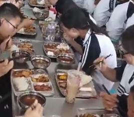 中国 給食