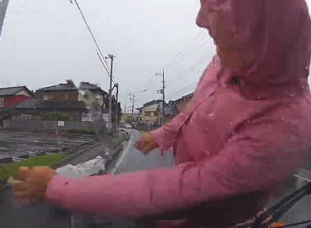 群馬県太田市でおばあさんをはねてしまったドライブレコーダー事故。