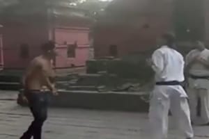 【衝撃】街の喧嘩自慢 vs. 空手の黒帯がガチ喧嘩した結果ｗｗｗｗｗｗ