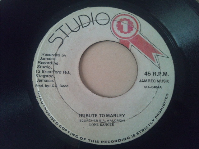 Bob Marley & レコード愛好家 : NICE TIME 〜 Jamaica Vintage Record