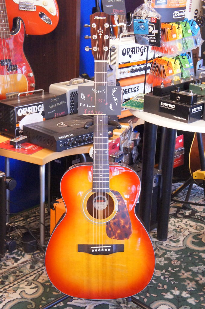 Morris F-351 cs アコースティックギター ケース付き Morris F-351 cs アコースティックギター ケース付き morris F351 CS