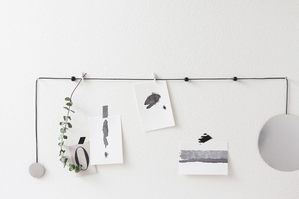 淡墨の作り方 墨汁 点と線でつくる 手書きアートと雑貨のアイデア帖