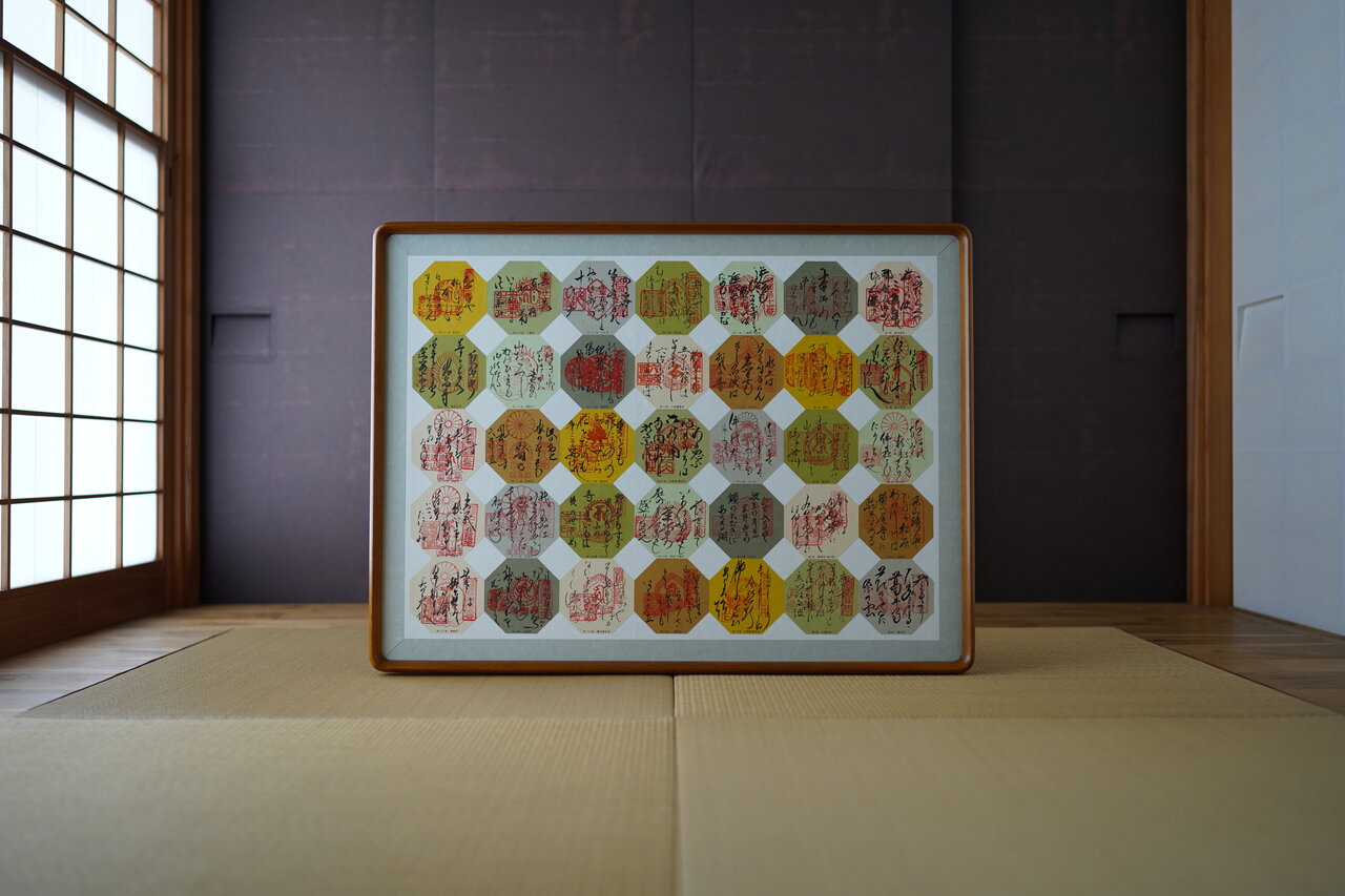 WORKS vol.382（西国観音曼荼羅／御詠歌・額装） : 松月堂 BLOG