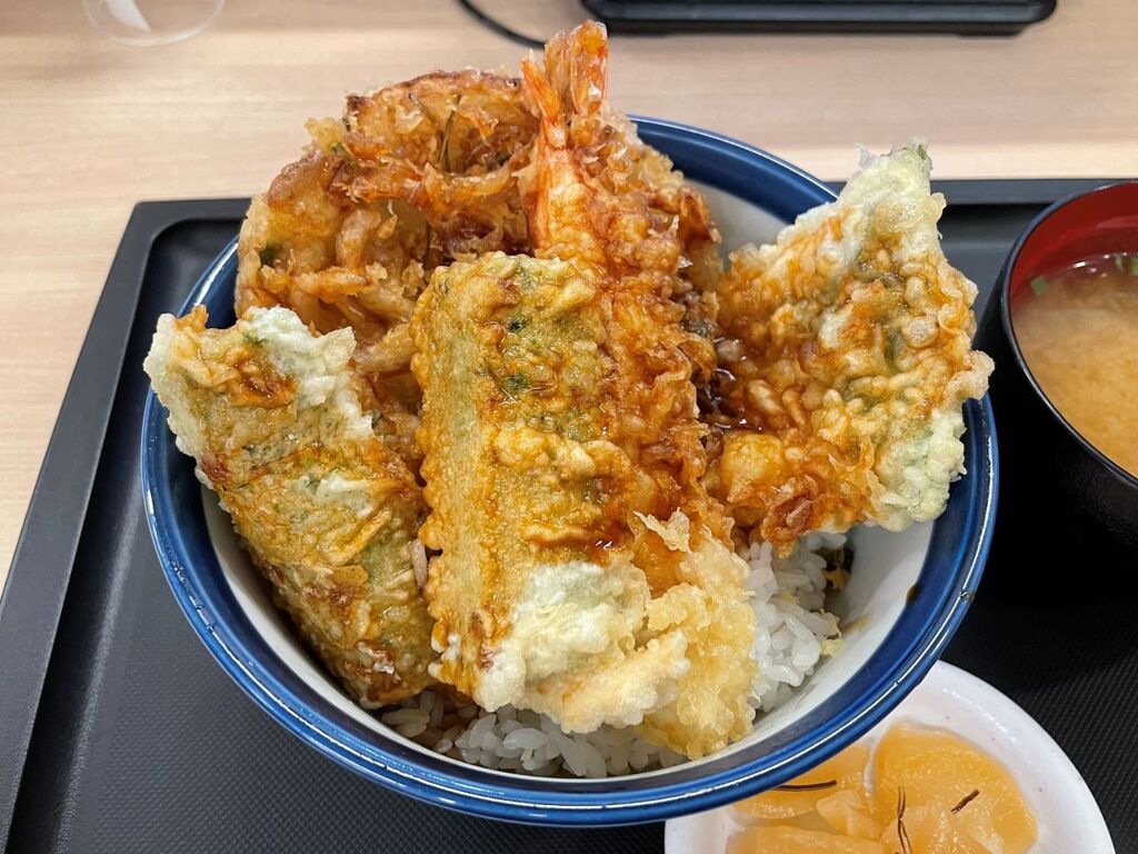 仔猫といっしょ計画 : ツナマヨちくわのまごころ天丼/てんや