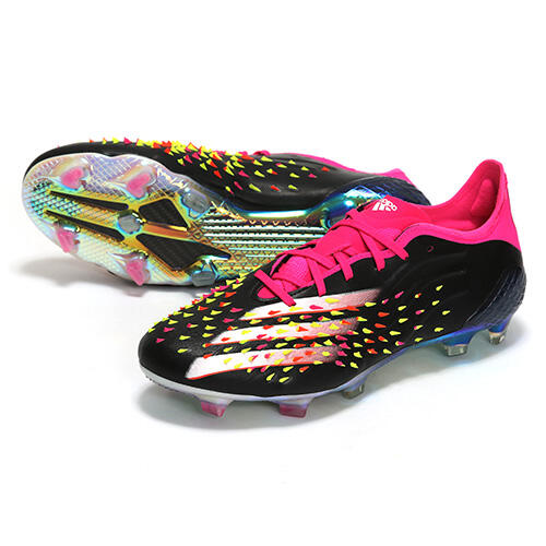 adidas PREDCOPX FG - Black & White with Solar Yellow - SoccerPro