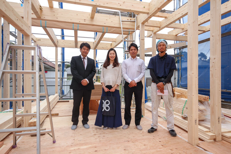 注文住宅i様邸 基礎の高さを決めるのgl グランドライン 設定から上棟まで 注文住宅ブログ 大阪京都で注文建築専門の工務店は匠建枚方