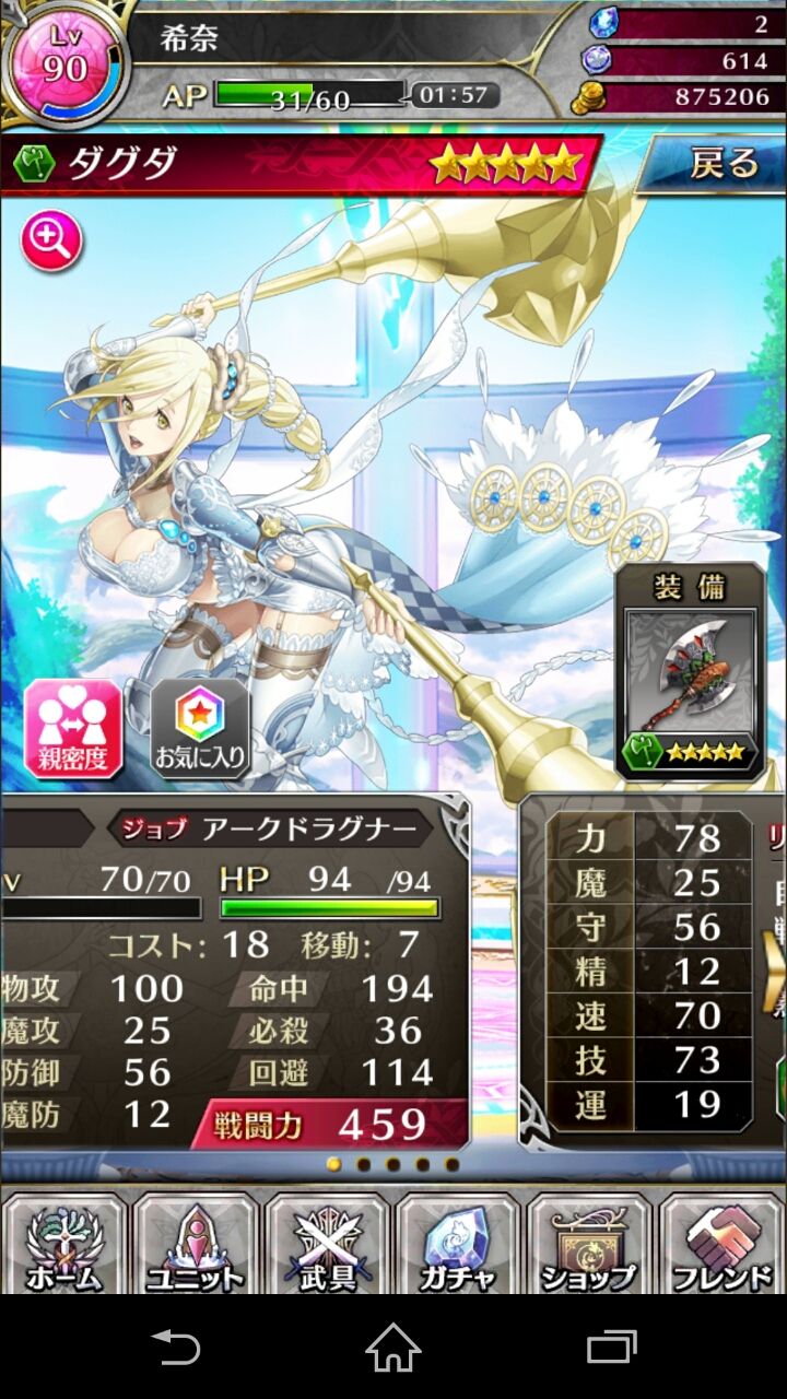 5ダグダさんの紹介とか 徒然ファンキル