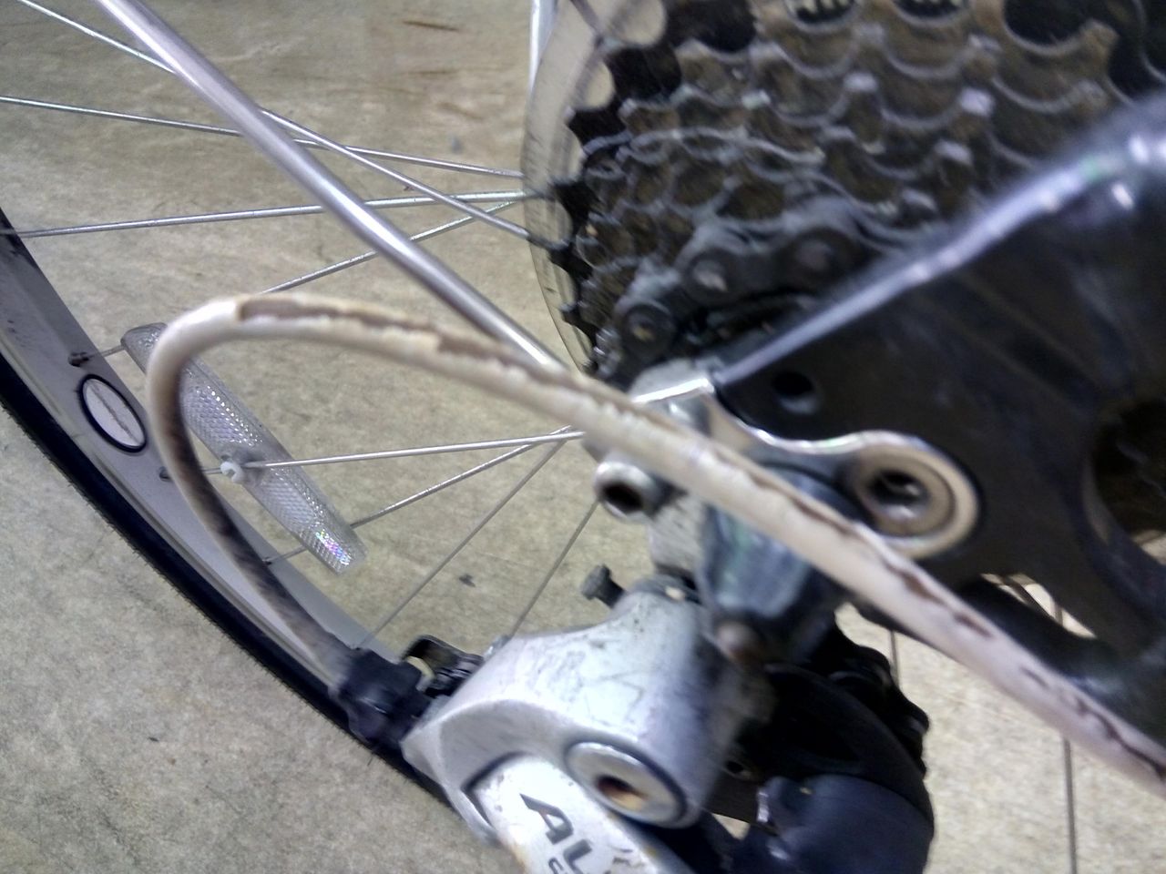 スラム SRAM グリップシフター シフトワイヤー交換 : 商店街の自転車屋 