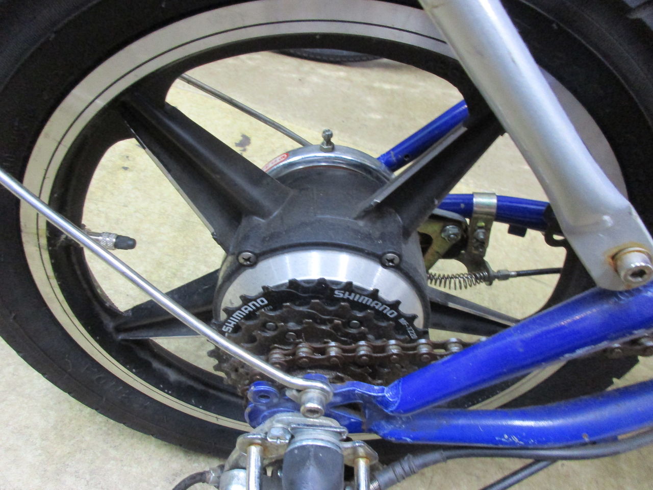 フル電動自転車修理