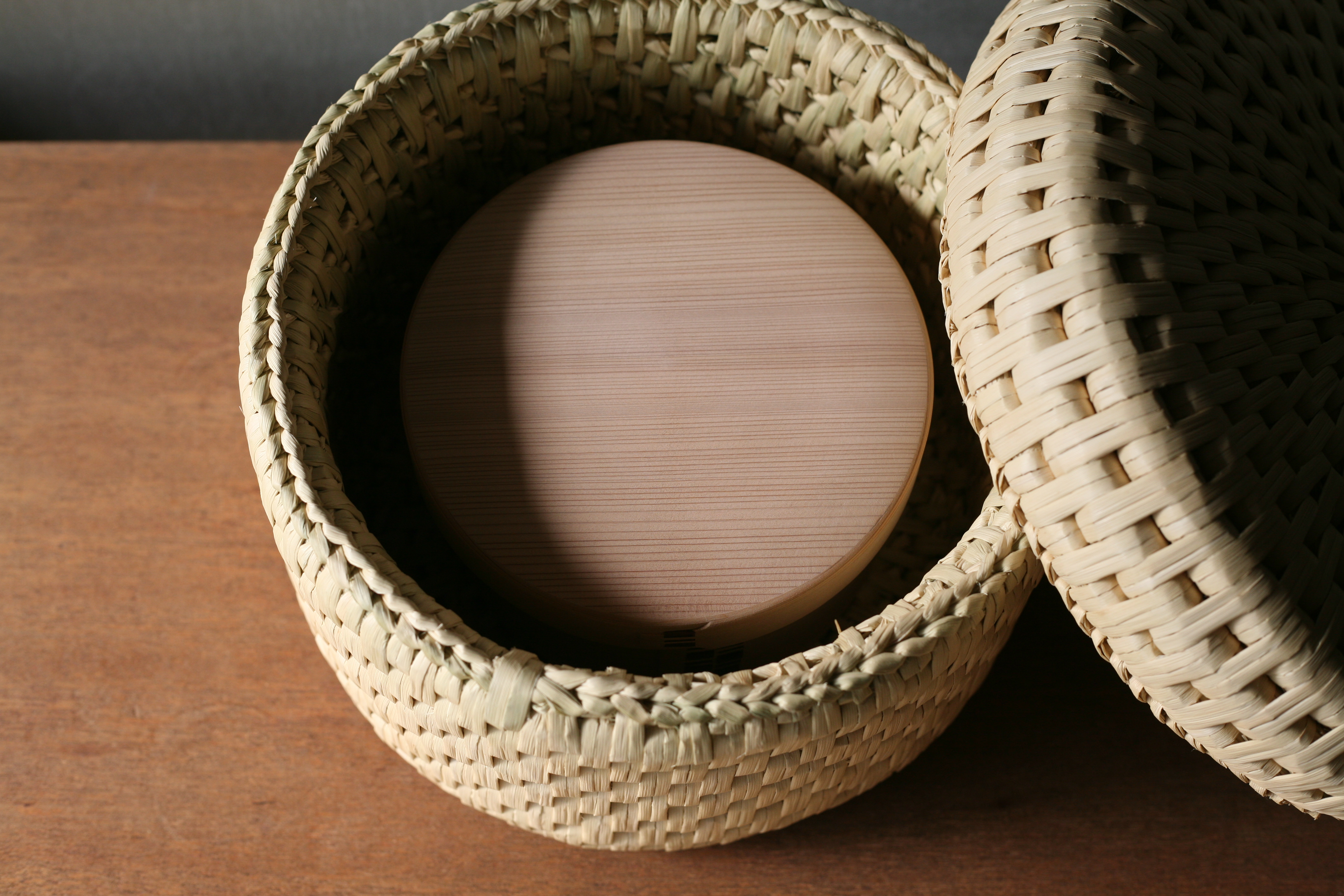 メキシコ バスケット わら製 パームバスケット｜メキシコ｜通販