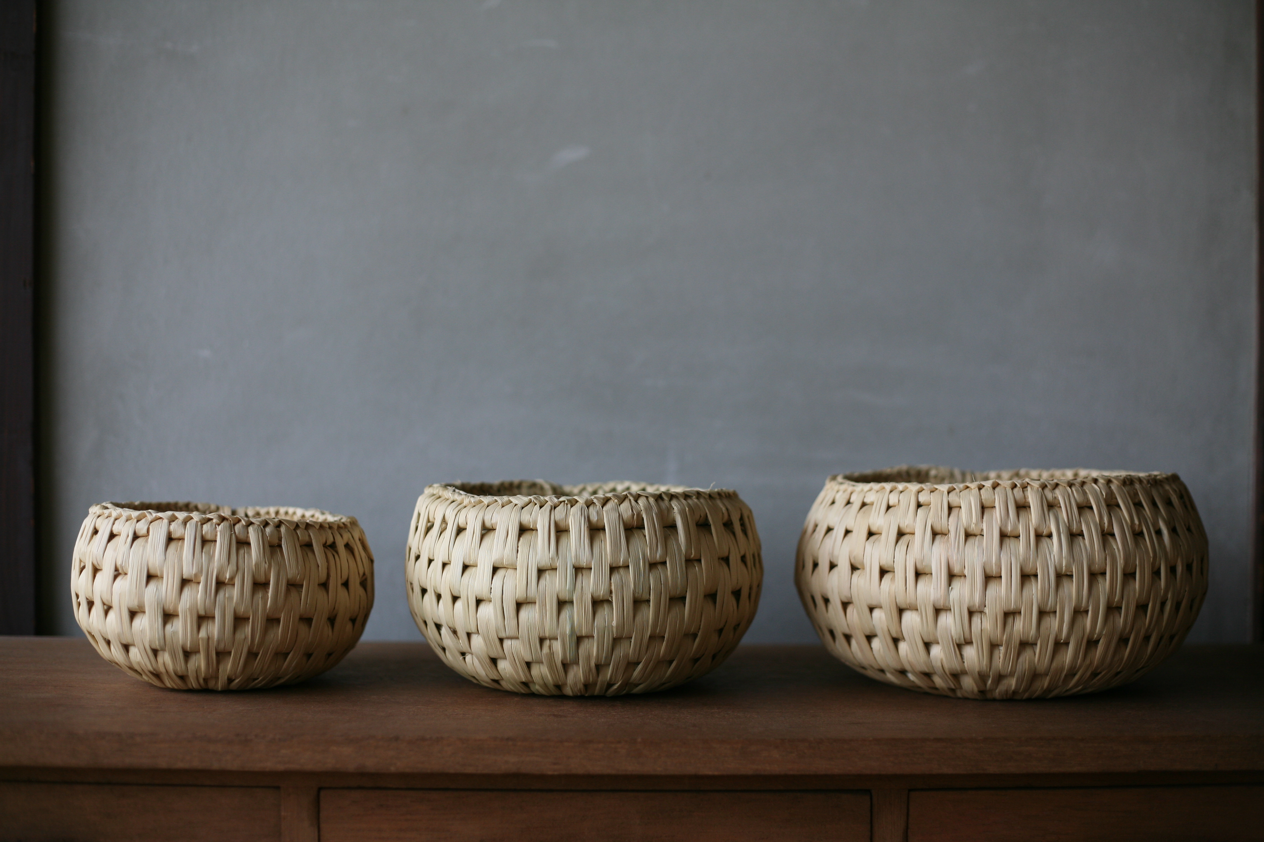 えじことわらかご】当店では、わらむのわらかごを販売しています