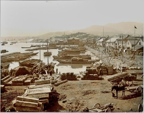 1379px-Otaru_Port_in_Hokkaido_1909_Meiji_42