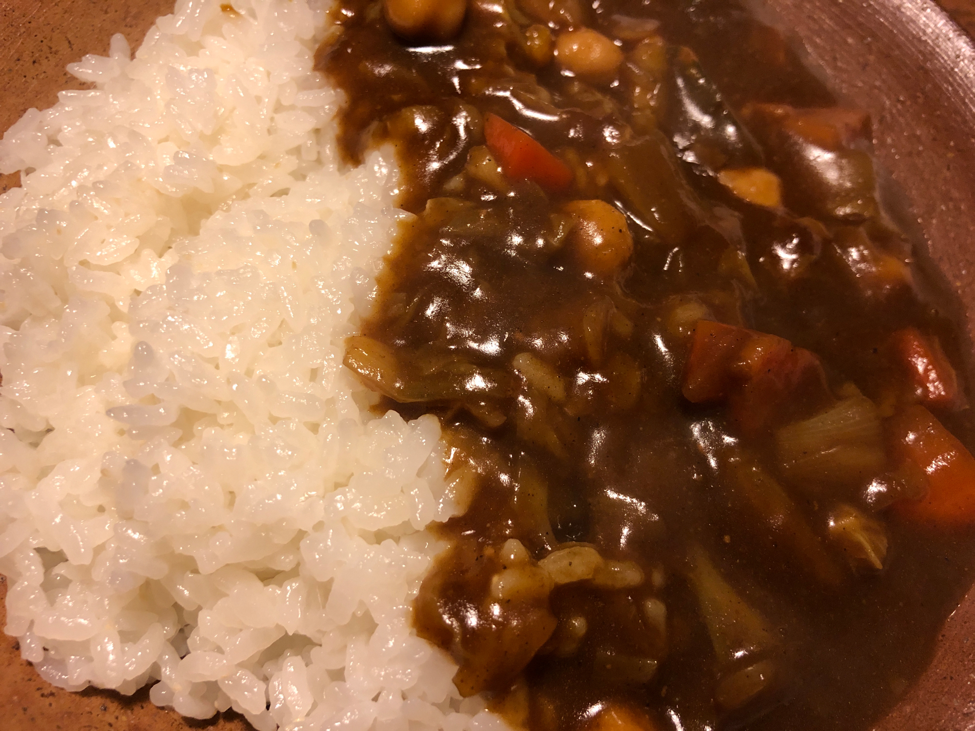 いつもストックしている野菜スープにカレールーの素を入れたところ たったの5分で美味しいカレールーができました 職人 Comブログ