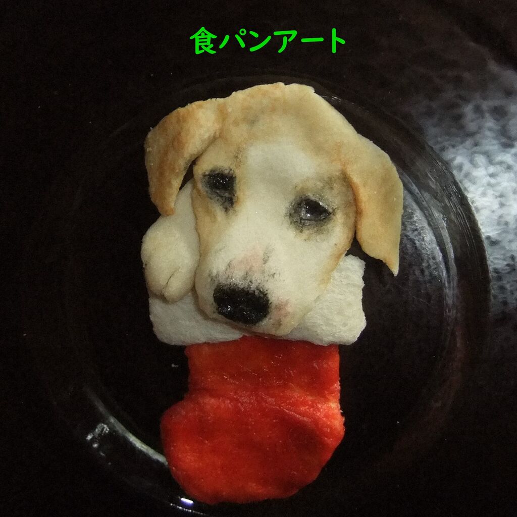 食パンで作った 保護犬ソバちゃん 秘密結社食パンもん俱楽部 食パンで作った 保護犬ソバちゃん 秘密結社食パンもん俱楽部