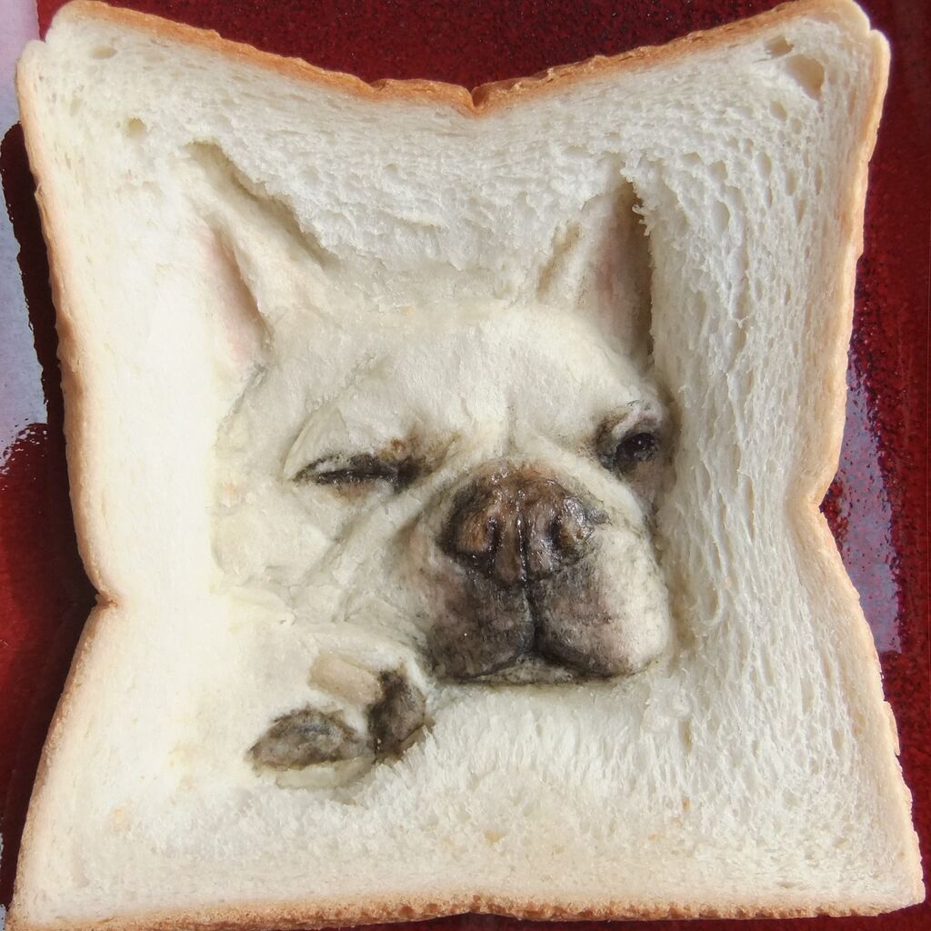 フレンチブルドッグ 食パンの窓 フレンチブルドッグ 食パンの窓