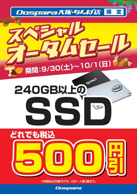 なんばオータムSSD