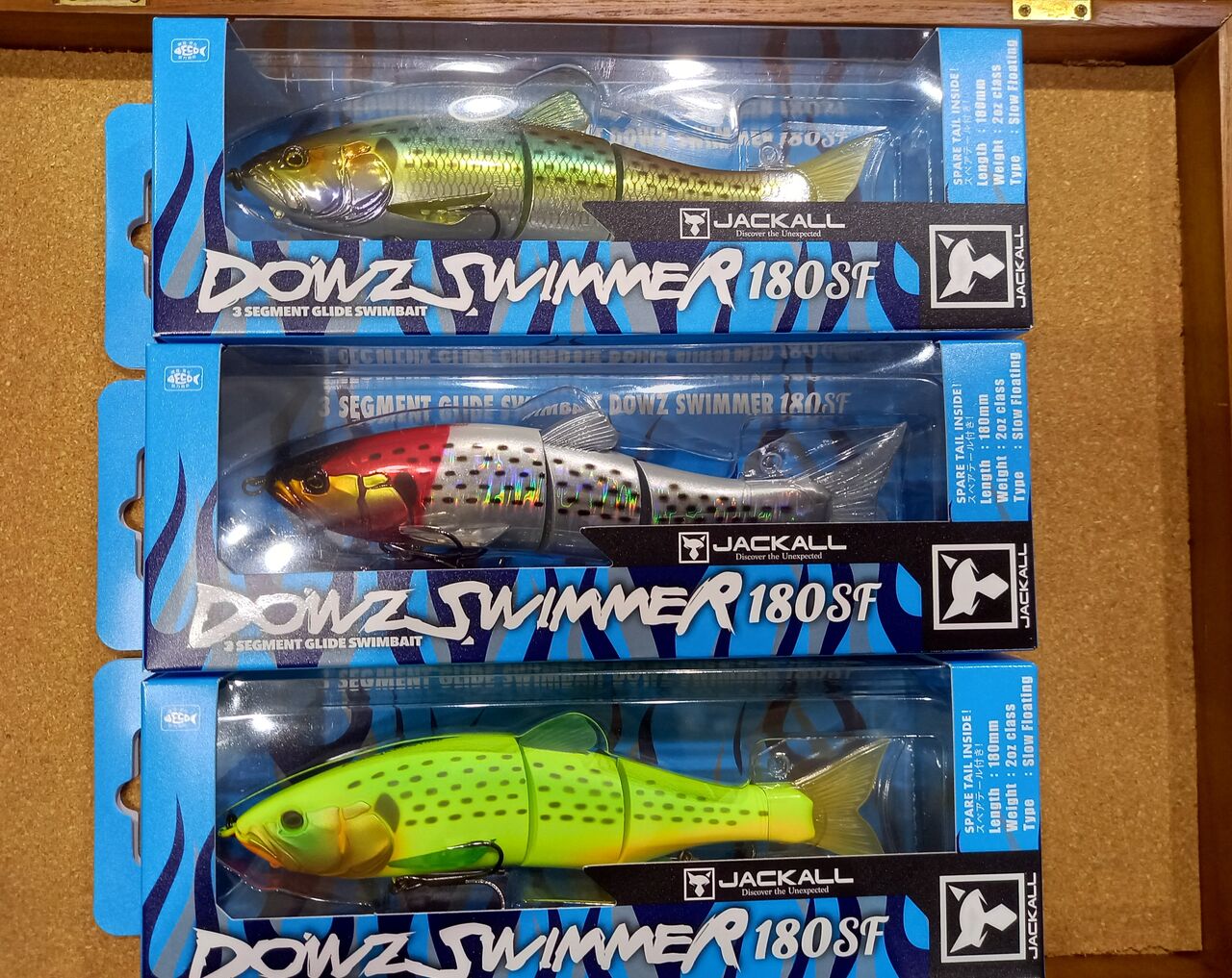 ジャッカル ダウズスイマー　180SF 限定カラー　2点セット 入荷情報】ジャッカル「ダウズスイマー180SF ソルトカラー(新