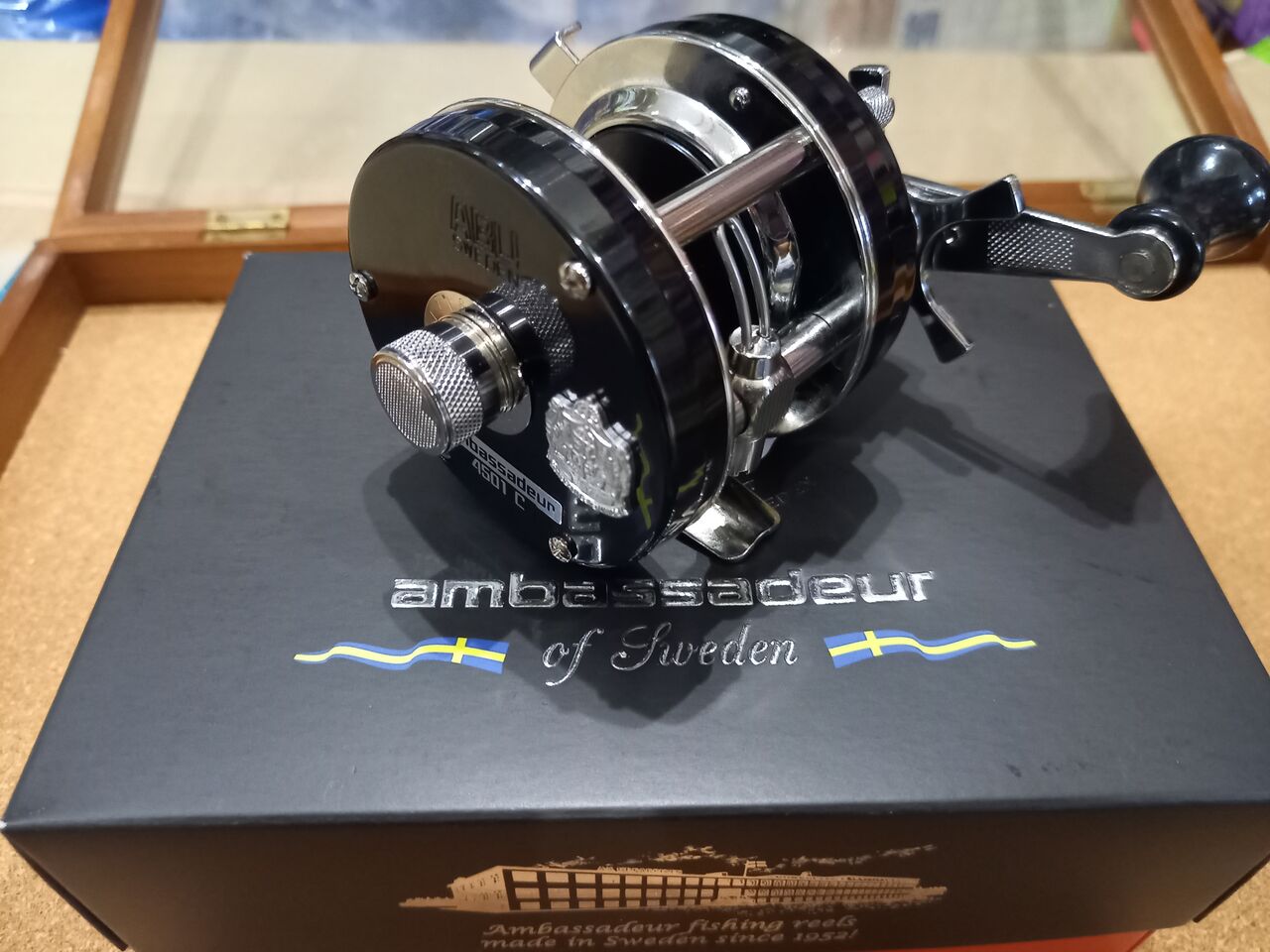 ABU アンバサダー4501Cファクトリーチューンブラック入荷 : 釣り具のし