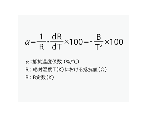 抵抗温度係数１