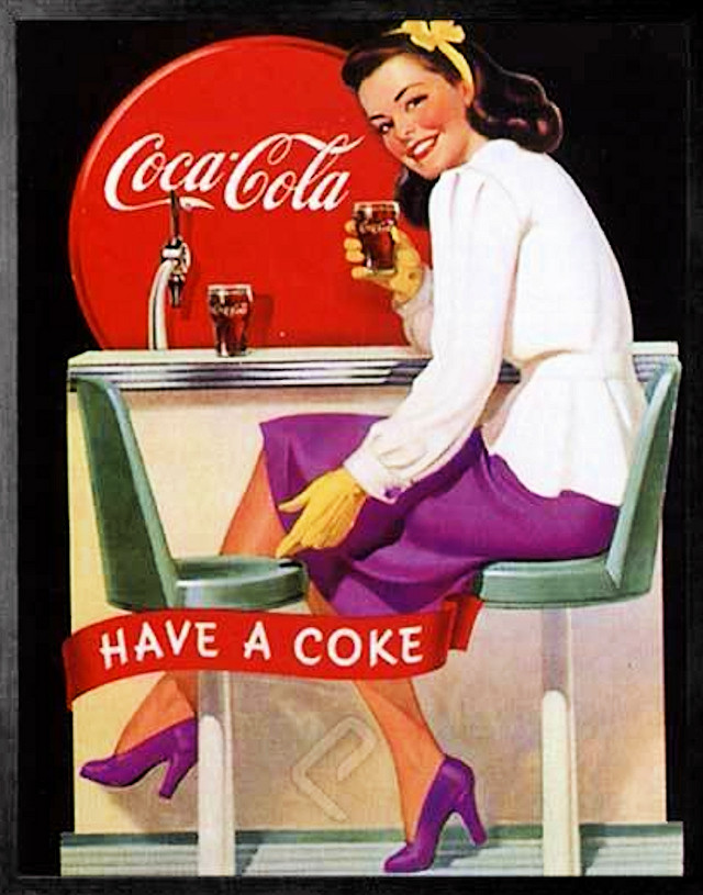 コカコーラCola ポスターフレーム付き壁掛け　レトロ ヴィンテージ コカコーラCola ポスターフレーム付き壁掛け レトロ ヴィンテージ