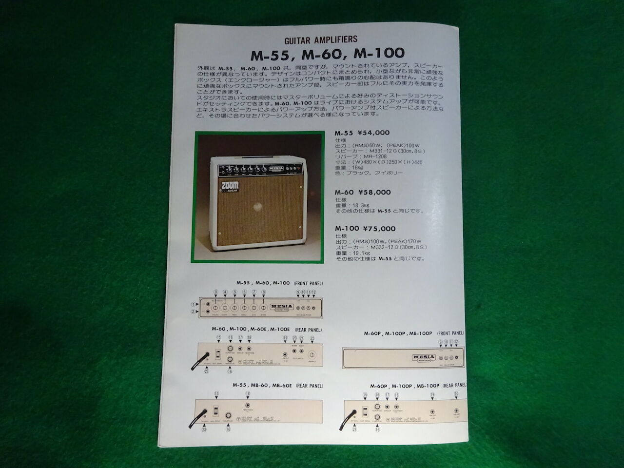 AIDEAN ZOOM M-60 (1) : 長田(猫舌)のblog
