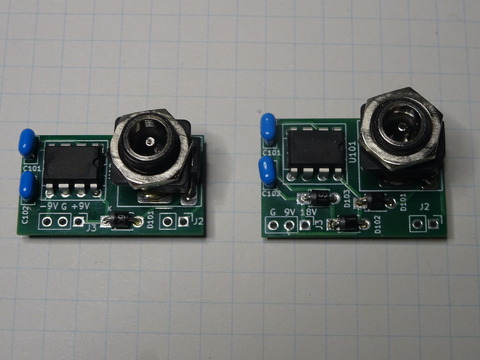 ICL7660 による負電源(-9V)回路 (2) : 長田(猫舌)のblog ICL7660 による負電源(-9V)回路 (2) : 長田(猫舌)のblog